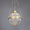 Kelly Holophane Glass Pendant Light