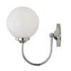 Hendrix Opal Glass Globe Wall Light