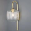 Shannon Reeded Glass Wall Light